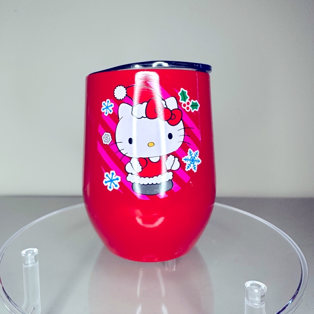 Sanrio Hello Kitty Red Christmas Mug with Lid